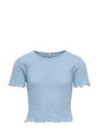 Kogcarlotta Life S/S Top Jrs Noos Blue Kids Only