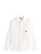 Tjm Essential Overshirt Ext White Tommy Jeans