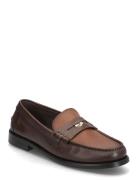 Hilfiger Penny Crust Lth Loafer Brown Tommy Hilfiger