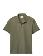 Ss Slim Refined Pique Polo Khaki Calvin Klein