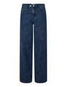 Yasalia Mw Embroidery Wide Jeans S. 02 Blue YAS