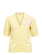 Objlaney S/S Re Cardigan E Ps 26 Yellow Object