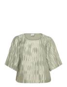 Dante6-Lelia Plissé Top Green Dante6