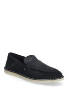 Hilfiger Stitchdown Suede Loafer Navy Tommy Hilfiger