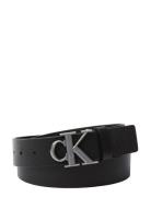 Ck Buckle 40Mm Fixed Black Calvin Klein