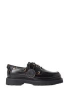 Archive 01 Boat Shoe Lthr Black Tommy Jeans