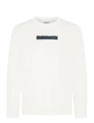 Bhkemuel Graphic L/S Tee White Blend