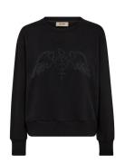 Mmjaylin O-Ls Sweatshirt Black MOS MOSH