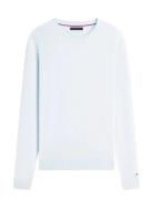 Dc Cotton/Lyocell Cneck Blue Tommy Hilfiger