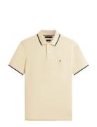 Pique Undercollar Reg Polo Beige Tommy Hilfiger