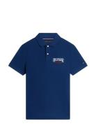 Left Chest Graphic Reg Polo Navy Tommy Hilfiger