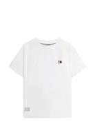 Tommy Flag Elevated Tee White Tommy Hilfiger