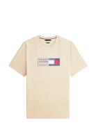 Brand Love Text Box Tee Cream Tommy Hilfiger