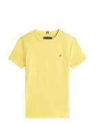 Essential Cotton Reg Tee S/S Yellow Tommy Hilfiger