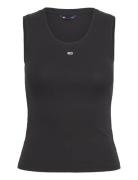 Tjw Essential Rib Tank Ext Black Tommy Jeans