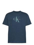 Ss Hero Monologo Tee 20S Navy Calvin Klein Jeans