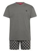 Aaron_Short Set Grey HUGO