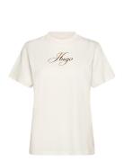 Vintage Tee_23 Cream HUGO