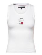 Th X Cf1 Logo Tank Top White Tommy Hilfiger