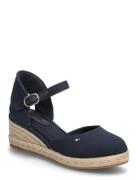 Mid Wedge Espad Closed Toe Navy Tommy Hilfiger