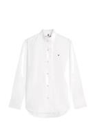 Poplin Ruffle Collar Ls Shirt White Tommy Hilfiger