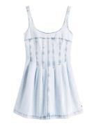 Pleat Seam Denim Dress Bj6014 Blue Tommy Jeans