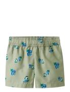 Nmmzaka Swim Shorts Tb Khaki Name It