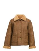Objsharri Ls Lo Reversible Jacket 140 Brown Object