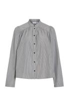 Viclema L/S Flounce Shirt White Vila