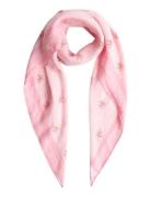 Th Script Monogram Linen Square Pink Tommy Hilfiger