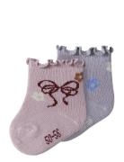 Nbftillie 2P Sock Pink Name It