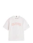 Varsity Tee Ss White Tommy Hilfiger