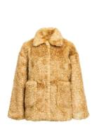 Objfai L/S Oz Fake Fur Jacket Aw Fair 25 Brown Object