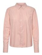 Sylina Striped Shirting Orange Rue De Tokyo