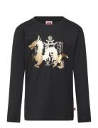 Lwtaj 220 - T-Shirt L/S Black LEGO Kidswear