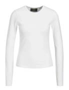 Jxceline Gigi Str Ls Solid Tee Jrs Noos White JJXX