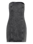 Rhinest Denim Dress Grey ROTATE