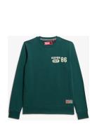 Athletic Printed Sweatshirt Green Superdry