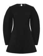 Suiting Flared Mini Dress Black ROTATE