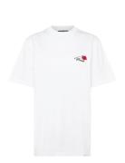 Over D T-Shirt White ROTATE