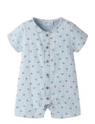 Nbmfront Ss Sunsuit Blue Name It