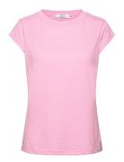 Cc Heart Basic Round-Neck T-Shirt Pink Coster Copenhagen