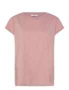 Cc Heart Basic Round-Neck T-Shirt Pink Coster Copenhagen