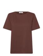 Cc Heart Basic Regular O-Neck T-Shi Brown Coster Copenhagen