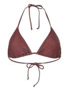 Pcbaomi Bikini Triangle Top Bc Burgundy Pieces