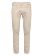Anbass Trousers Slim Hyperflex Colour Xlite Beige Replay