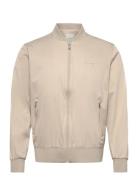 Ls Matte Bomber Jacket Beige Calvin Klein