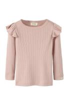 Nmfrachel Nan Ls Slim Top Lil Pink Lil'Atelier