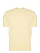 Ss Supima Cotton Crew 14Gg Yellow Calvin Klein