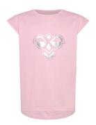 Hmljr Reg T-Shirt S/L Big Bee Pink Hummel